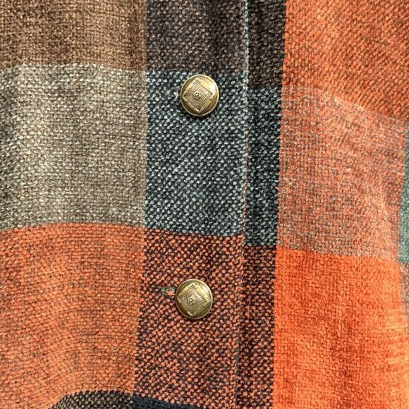 Christopher & Banks Shacket Shirt Jacket in Fall Colors Sz S - Picture 5 of 12